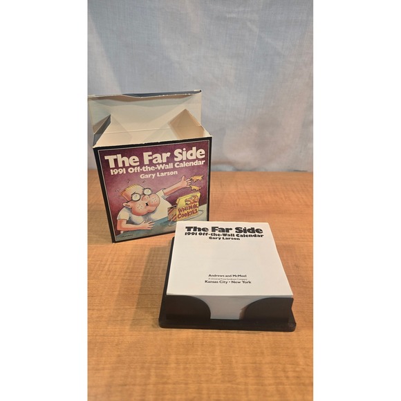 1991 THE FAR SIDE Desk‎ Calendar Gary Larson Off the Wall BRAND NEW - Picture 1 of 6